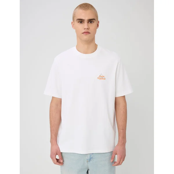 T-shirt imprimé poitrine Blanc