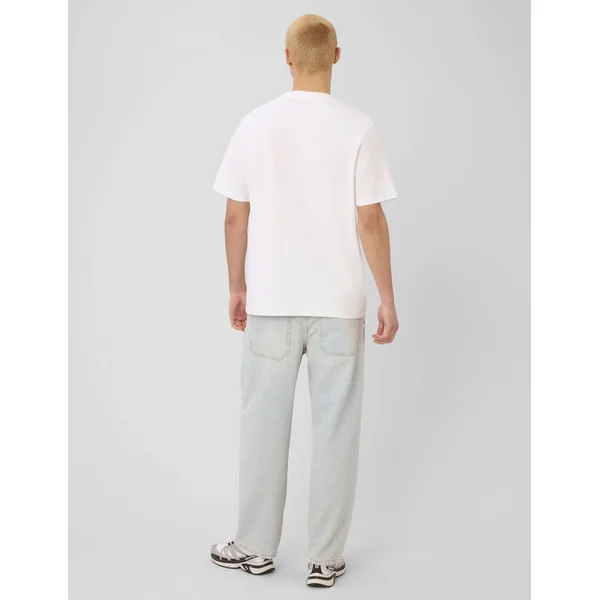 T-shirt imprimé poitrine Blanc