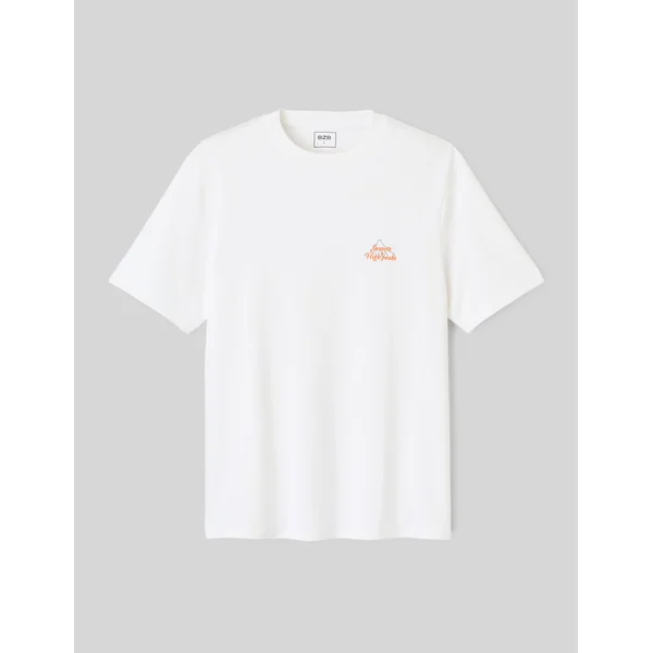 T-shirt imprimé poitrine Blanc