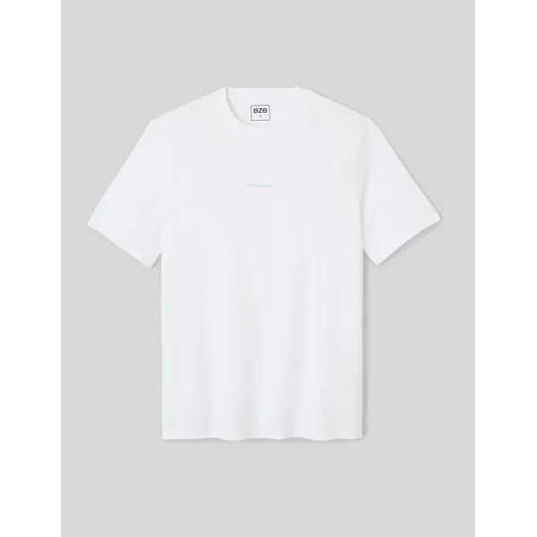 T-shirt imprimé poitrine Blanc