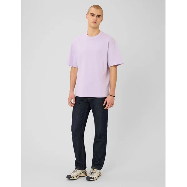 T-shirt logo poitrine Lila