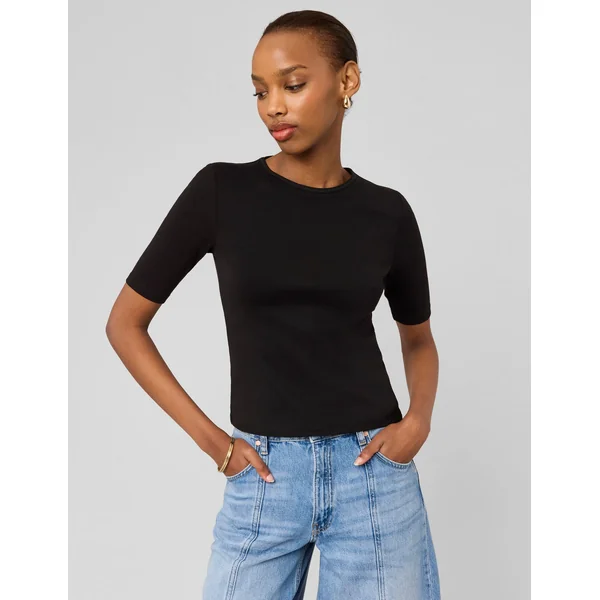 T-shirt manches courtes Noir