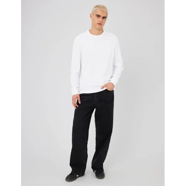 T-shirt manches longues Blanc