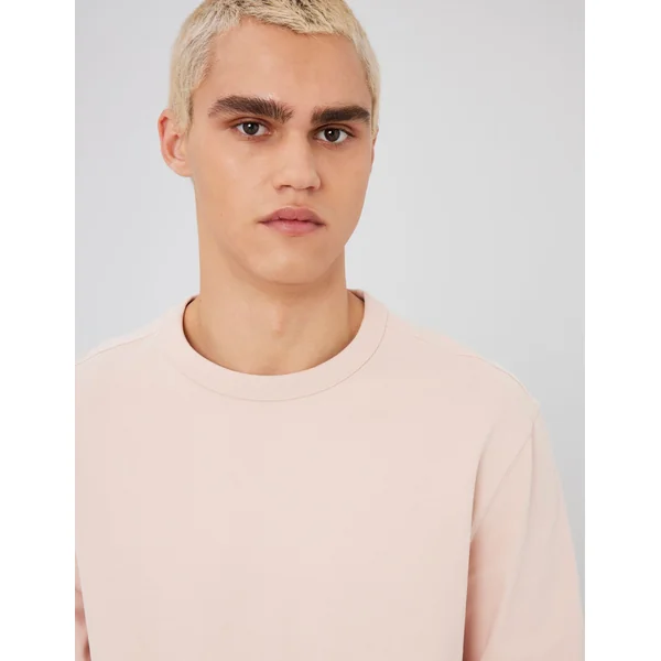 T-shirt manches longues Rose pâle