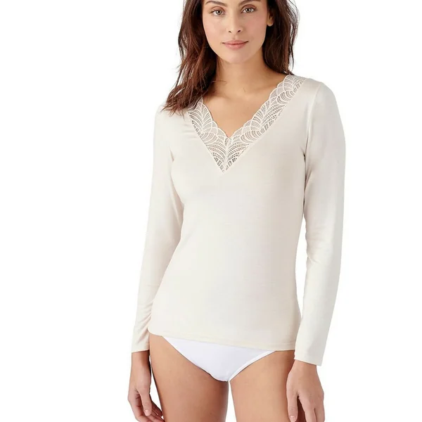 T-shirt Manches Longues - Sable Damart