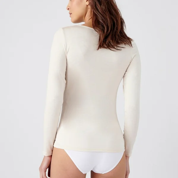 T-shirt Manches Longues - Sable Damart