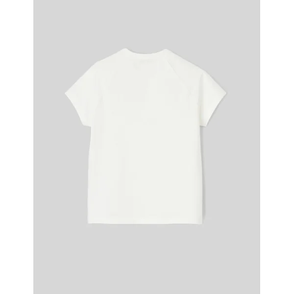 T-shirt manches raglan Blanc écru