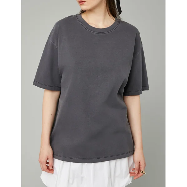 T-shirt oversize délavé Noir