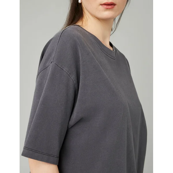 T-shirt oversize délavé Noir