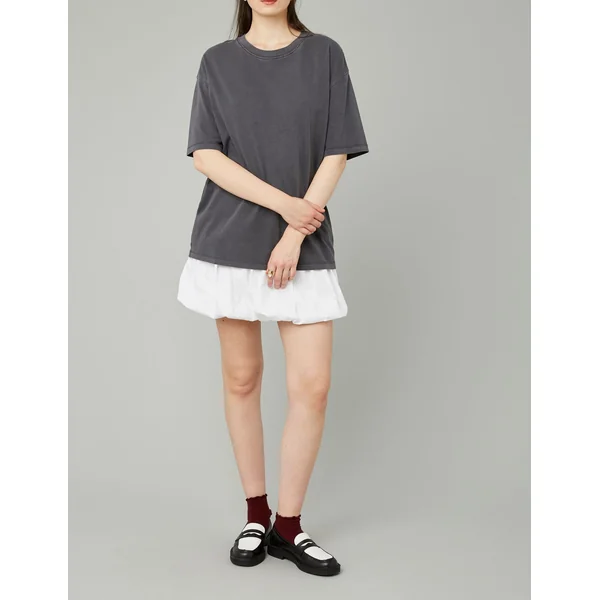 T-shirt oversize délavé Noir