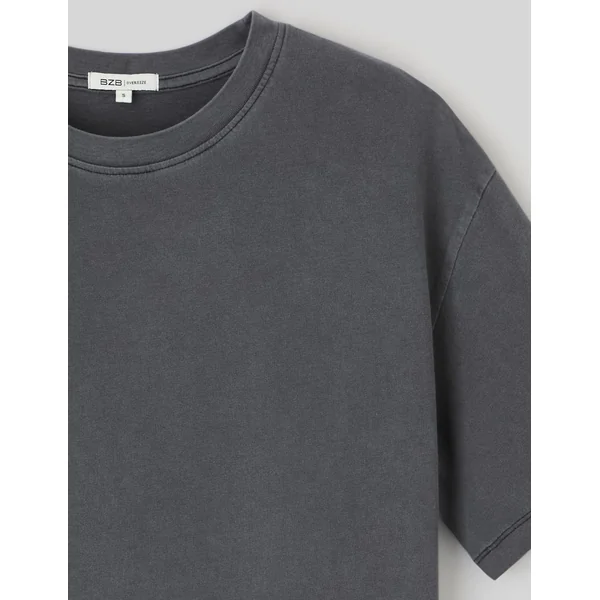 T-shirt oversize délavé Noir