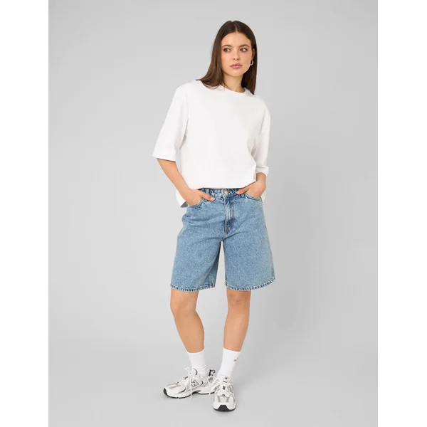 T-shirt oversize uni Blanc