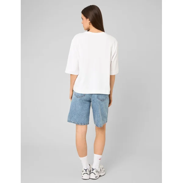 T-shirt oversize uni Blanc