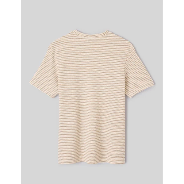 T-shirt rayures tricot Beige