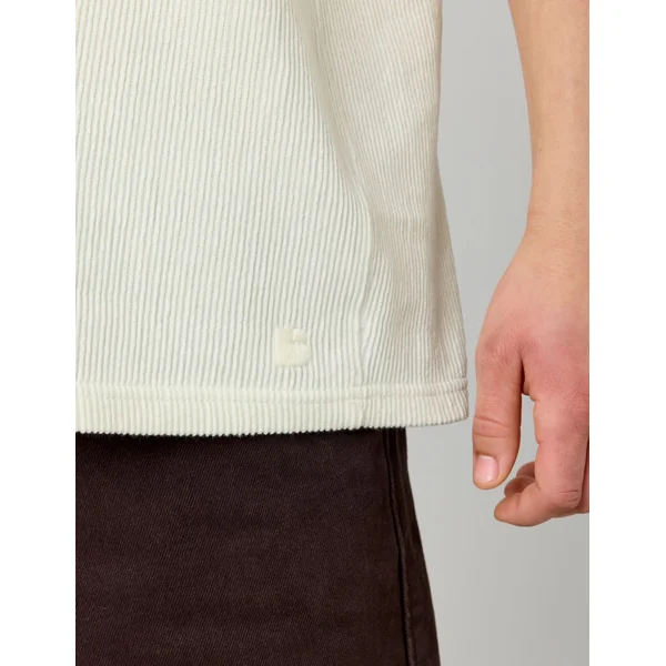 T-shirt reliéfé Blanc écru