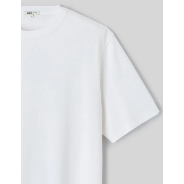 T-shirt uni loose premium Blanc