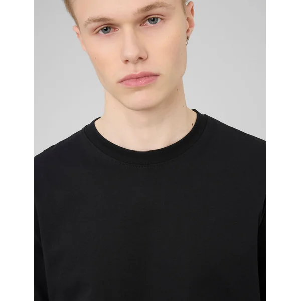 T-shirt uni loose premium Noir