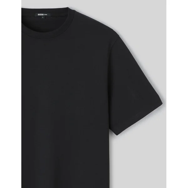 T-shirt uni loose premium Noir