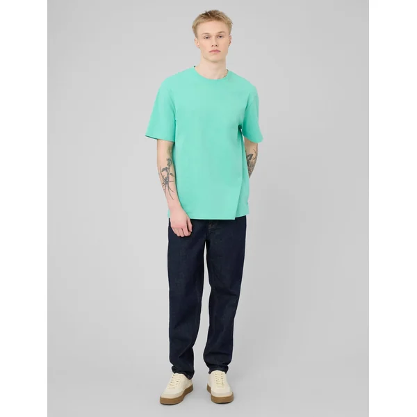T-shirt uni loose premium Vert d'eau