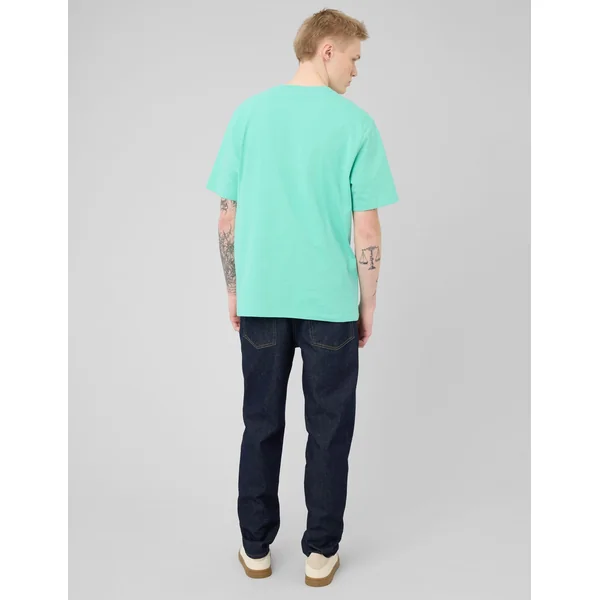 T-shirt uni loose premium Vert d'eau