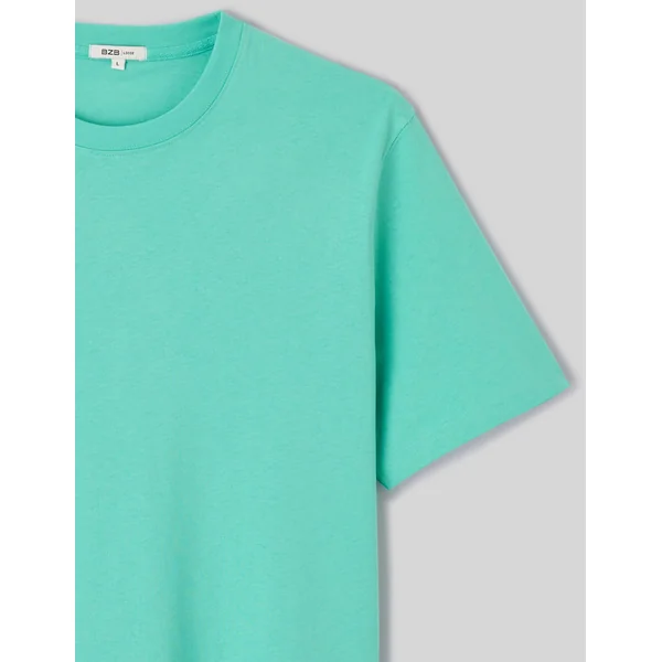 T-shirt uni loose premium Vert d'eau