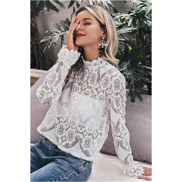 Tunique Blanche Dentelle Bohème