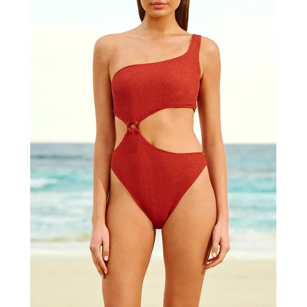 Une pièce carmin - maillot de bain