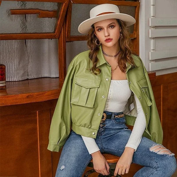 Veste Bohème Chic en Simili Cuir