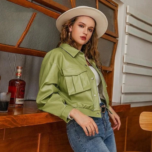 Veste Bohème Chic en Simili Cuir