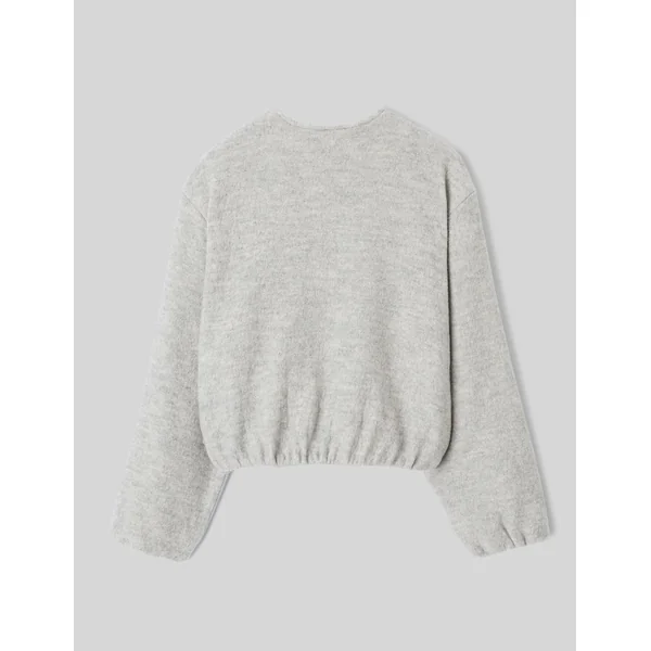 Veste boule en laine Gris clair