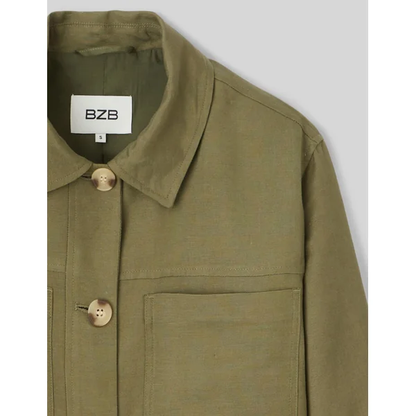 Veste boxy Vert Kaki