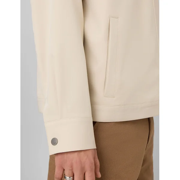 Veste de ville zippée Blanc cassé