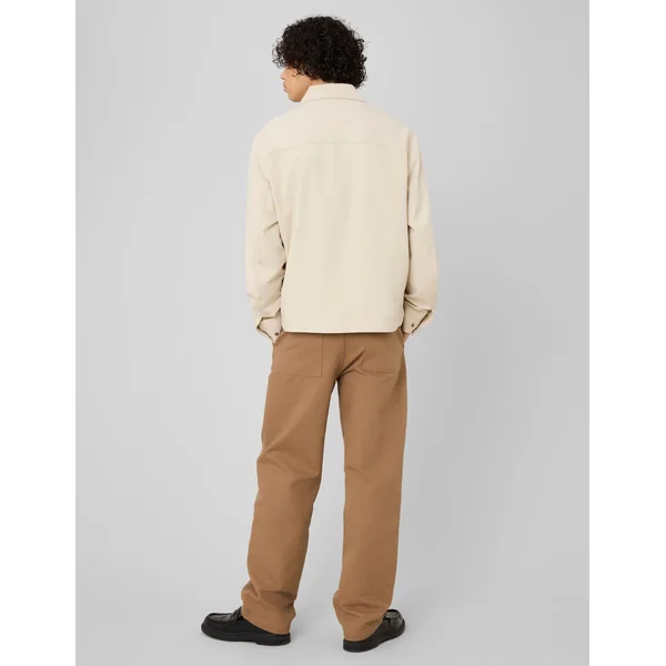Veste de ville zippée Blanc cassé
