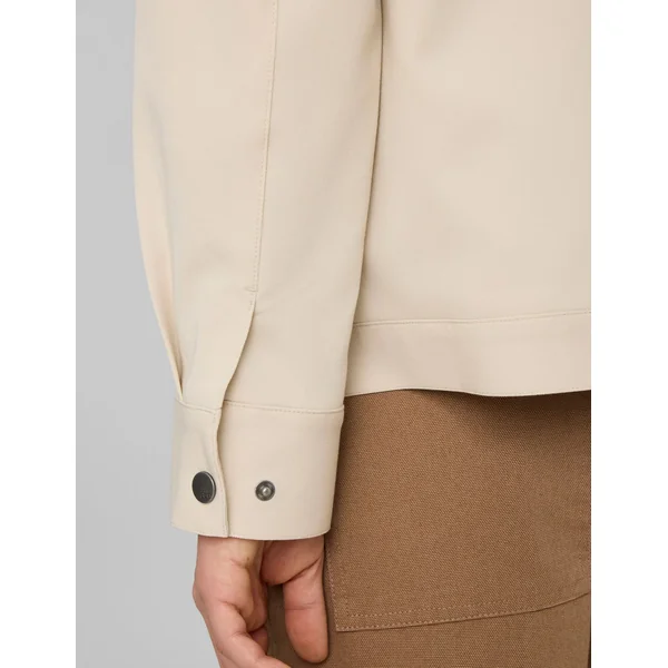 Veste de ville zippée Blanc cassé