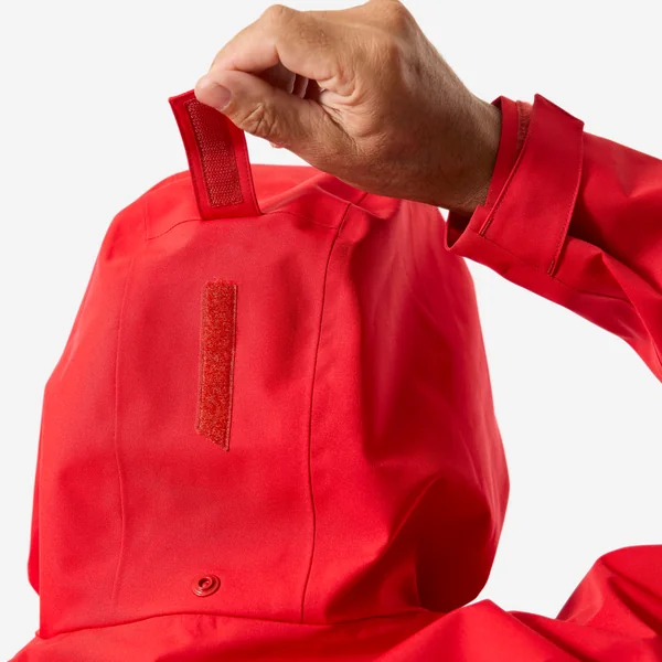 Veste de voile imperméable coupe vent homme Sailing 500 rouge