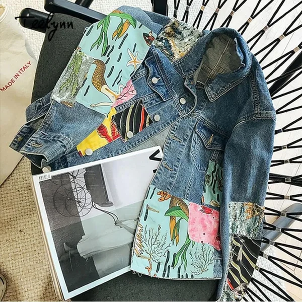 Veste en Jean Bohème Chic