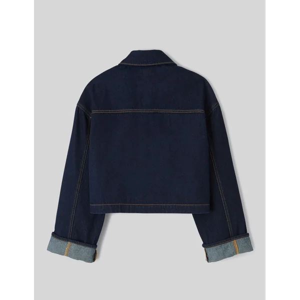 Veste en jean brut Bleu moyen