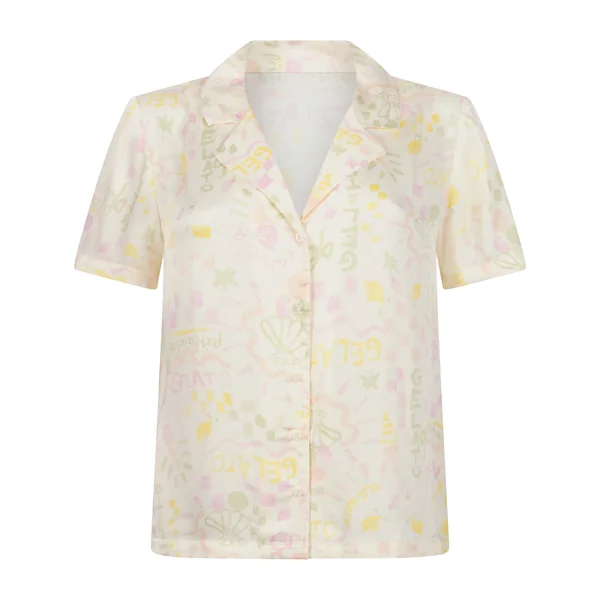 Veste en satin - Blanc