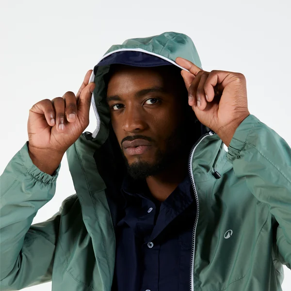 Veste imperméable et coupe vent de voile homme, 100 kaki
