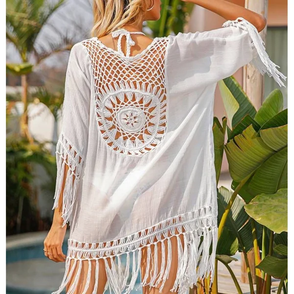 Veste Kimono à Frange