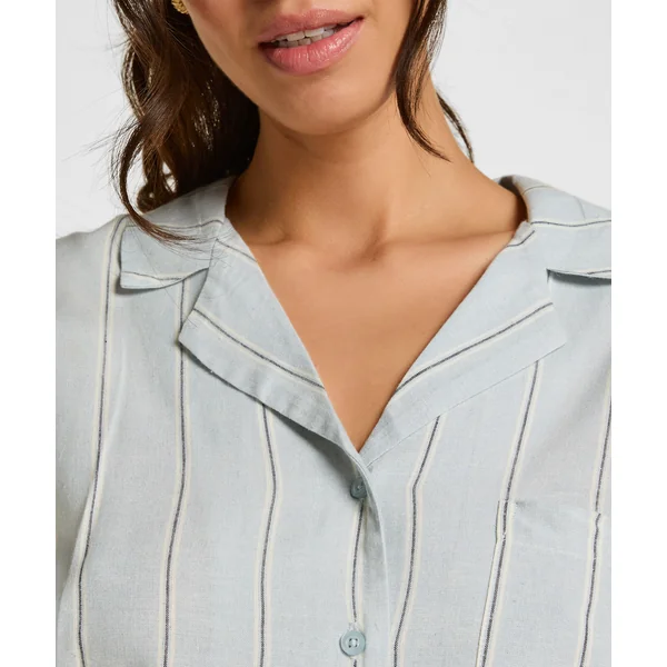 Veste Lin - Bleu