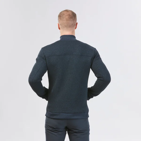 Veste polaire chaude de randonnée - SH100 - Homme - Bleu Foncé