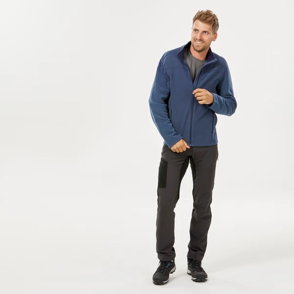 Veste Polaire de randonnée - MH120 - Bleu - Homme