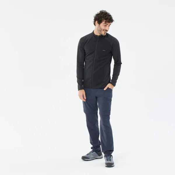 Veste Polaire Fine de randonnée - MH520 Light - Noir - Homme