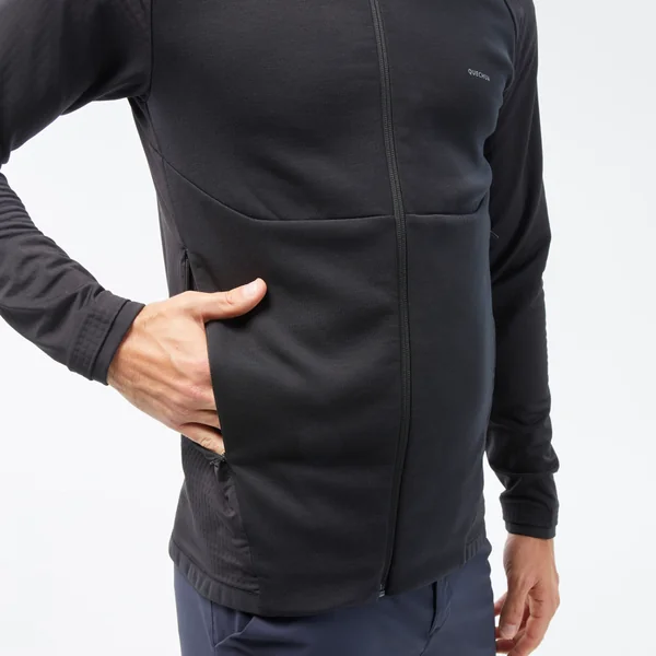 Veste Polaire Fine de randonnée - MH520 Light - Noir - Homme