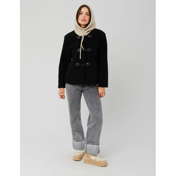 Veste sherpa Noir