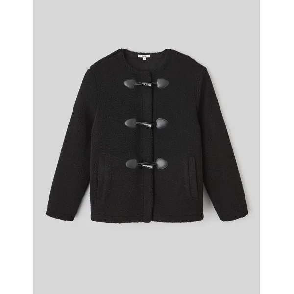 Veste sherpa Noir