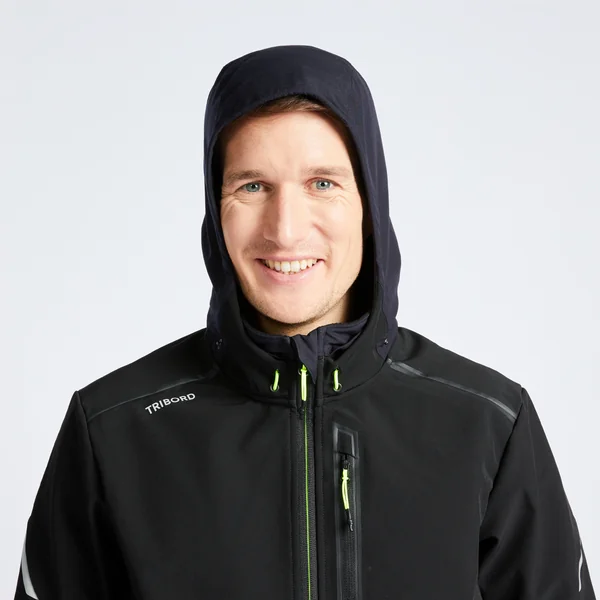 Veste softshell coupe vent Sailing 900 Homme - Noir