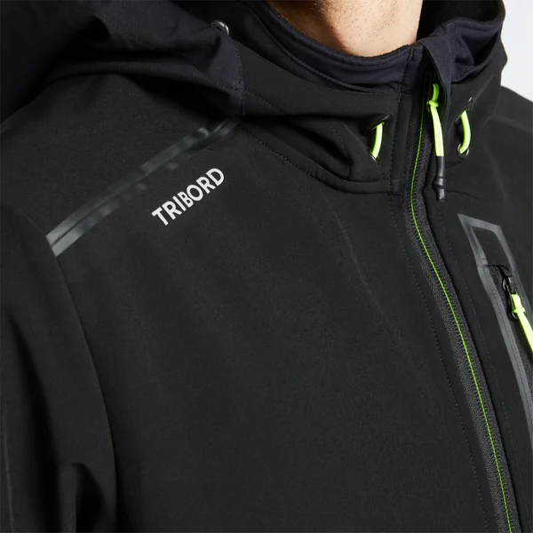 Veste softshell coupe vent Sailing 900 Homme - Noir