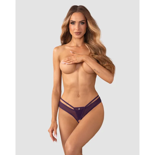 Vibres - String ouvert violet Obsessive